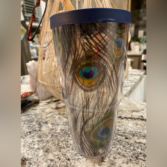 Peacock Feathers Tervis Cup‎ - Picture 1 of 2
